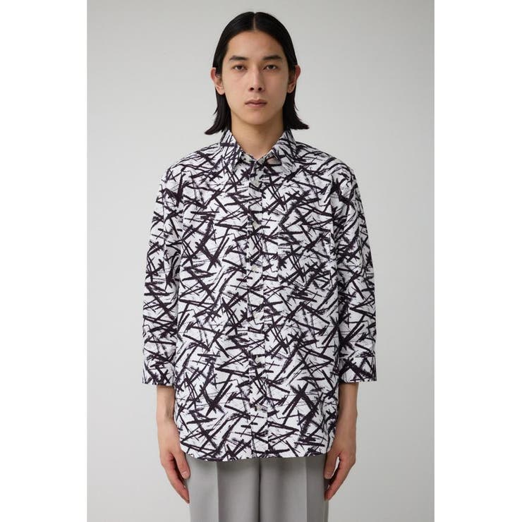 シアサッカー7分袖シャツ | AZUL BY MOUSSY | 詳細画像17 