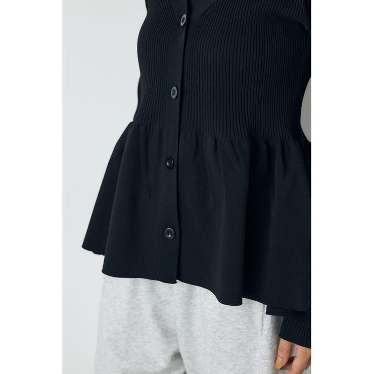 ペプラムカーディガン | AZUL BY MOUSSY | 詳細画像15 
