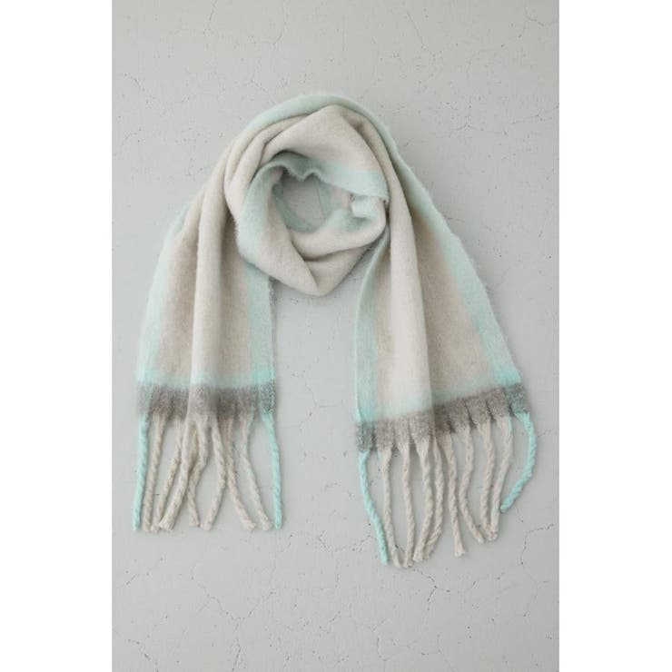 マルチデザインフラッフィーロングマフラー | AZUL BY MOUSSY | 詳細画像4 