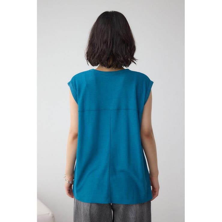 シアーワッフルノースリーブTシャツ | AZUL BY MOUSSY | 詳細画像25 