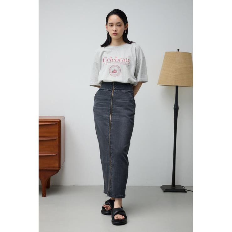 AZUL DENIM フロントジップデニムスカート | AZUL BY MOUSSY | 詳細画像3 