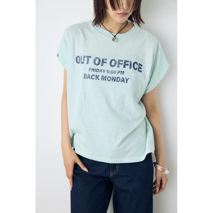 フレンチスリーブロゴプリントT | AZUL BY MOUSSY | 詳細画像24 