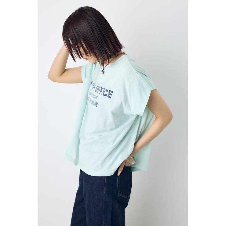 フレンチスリーブロゴプリントT | AZUL BY MOUSSY | 詳細画像25 