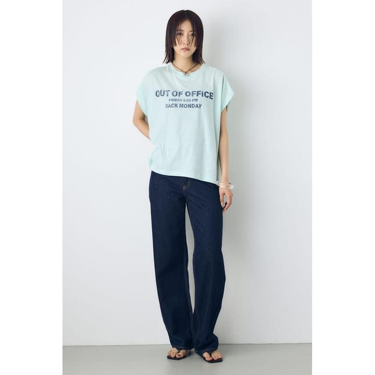 フレンチスリーブロゴプリントT | AZUL BY MOUSSY | 詳細画像27 