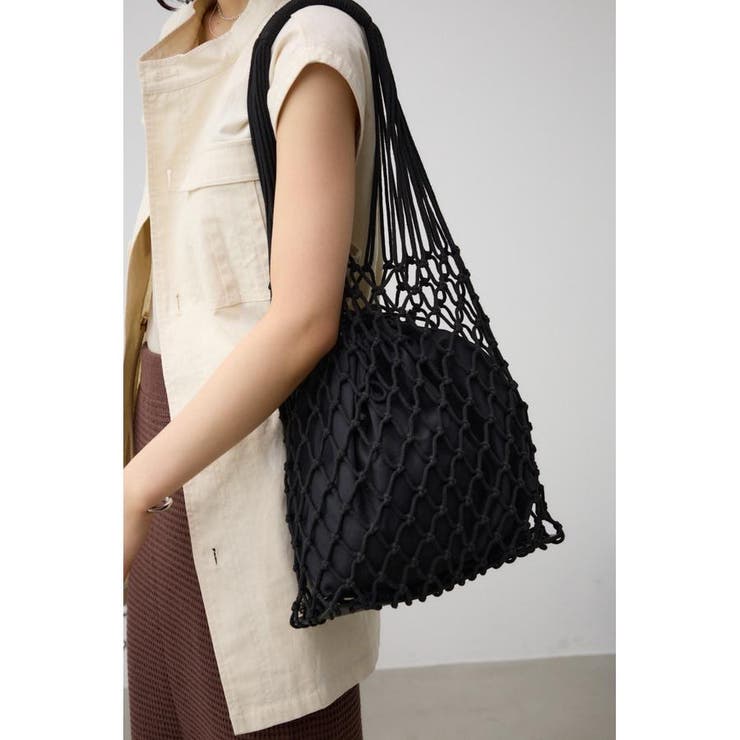 BLK | マクラメバッグ | AZUL BY MOUSSY