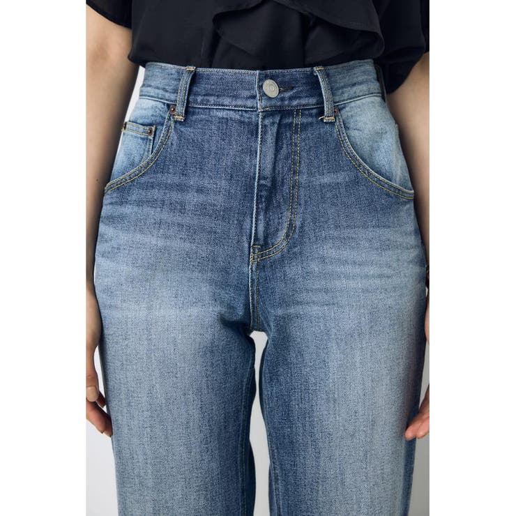 AZUL DENIM センタープレスストレートデニム ロング丈 | AZUL BY MOUSSY | 詳細画像5 