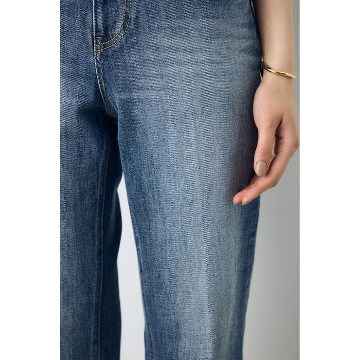 AZUL DENIM センタープレスストレートデニム ロング丈 | AZUL BY MOUSSY | 詳細画像8 
