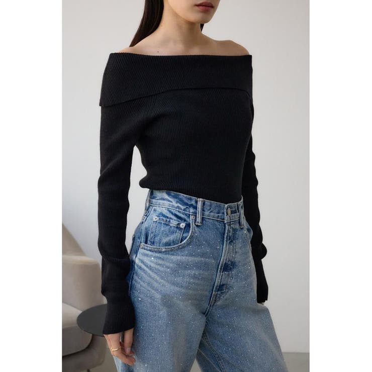 オフショルダーニット | AZUL BY MOUSSY | 詳細画像13 