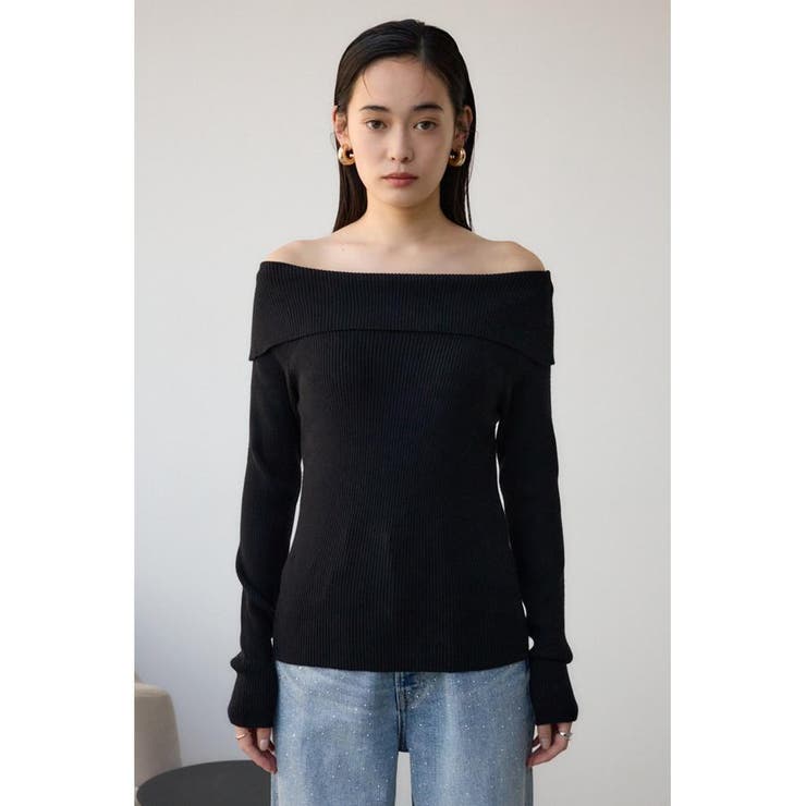 オフショルダーニット | AZUL BY MOUSSY | 詳細画像16 