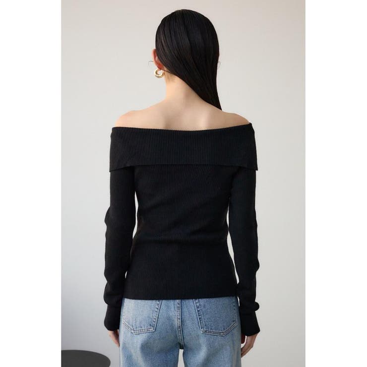 オフショルダーニット | AZUL BY MOUSSY | 詳細画像18 