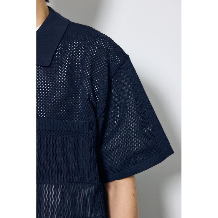 編地切替ニットシャツ | AZUL BY MOUSSY | 詳細画像29 