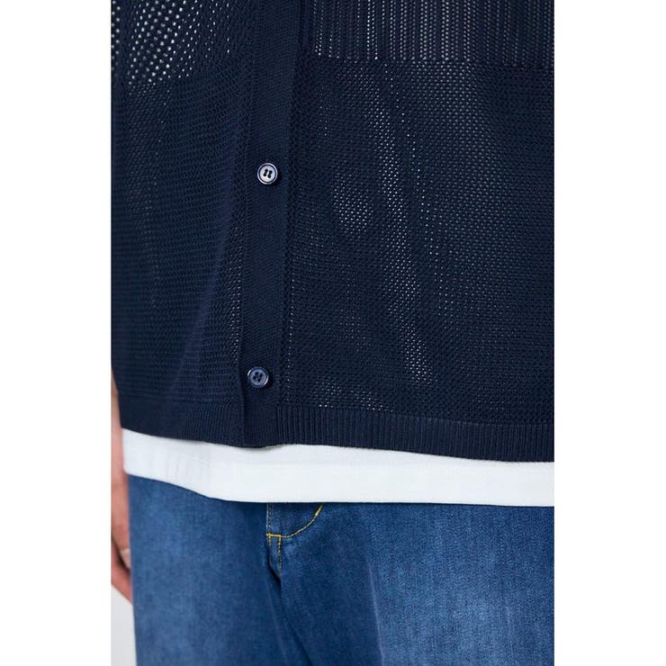 編地切替ニットシャツ | AZUL BY MOUSSY | 詳細画像30 