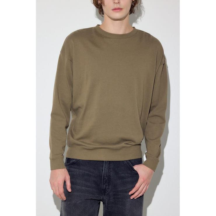 KHA | ミニ裏毛C/Nトップス | AZUL BY MOUSSY