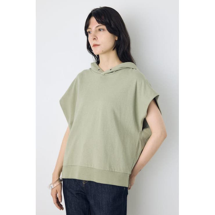 L/KHA1 | タックスリーブノースリーブパーカー | AZUL BY MOUSSY