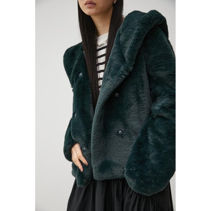 FLUFFY HOODIE COAT[品番：AZLW0020261]｜AZUL BY MOUSSY（アズール