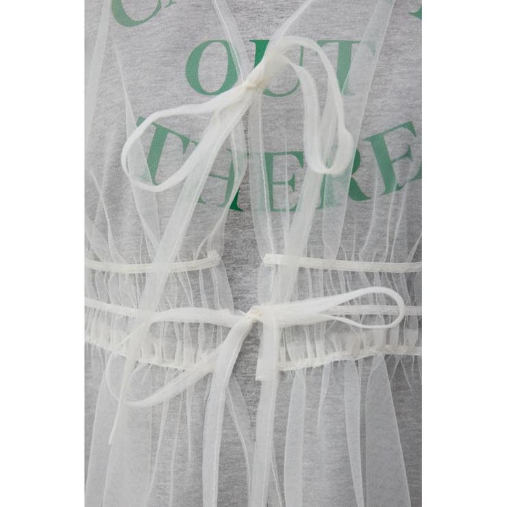 チュールギャザージレトップス | AZUL BY MOUSSY | 詳細画像10 