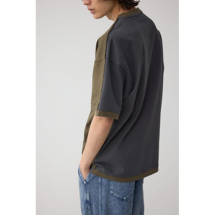 D/KHA3 | 前後配色切り替えトップス | AZUL BY MOUSSY