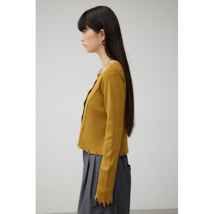 ダメージスイッチングカーディガン | AZUL BY MOUSSY | 詳細画像16 