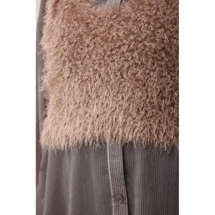 バックオープンポンポンヤーンベスト | AZUL BY MOUSSY | 詳細画像21 