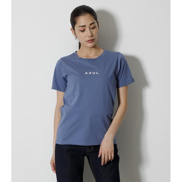 BLU | AZUL LOGO C／N TEE | AZUL BY MOUSSY