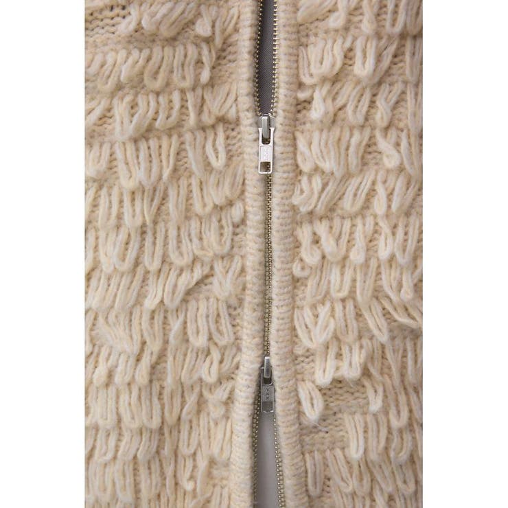 ZIPフーディループニットベスト | AZUL BY MOUSSY | 詳細画像12 