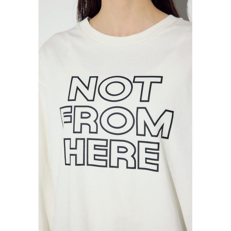 NOT FROMロゴロングTシャツ | AZUL BY MOUSSY | 詳細画像8 