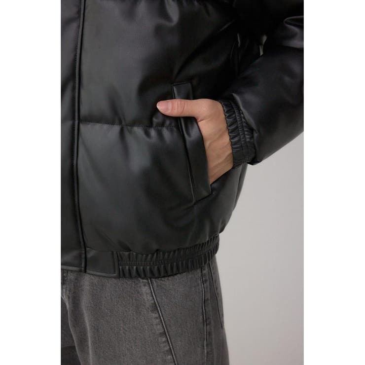 合皮中綿ブルゾン | AZUL BY MOUSSY | 詳細画像14 