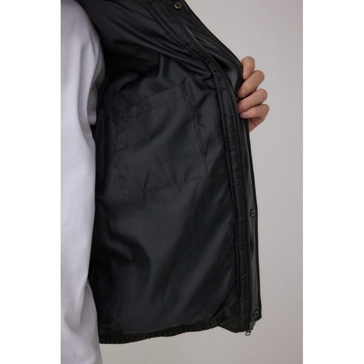 合皮中綿ブルゾン | AZUL BY MOUSSY | 詳細画像15 