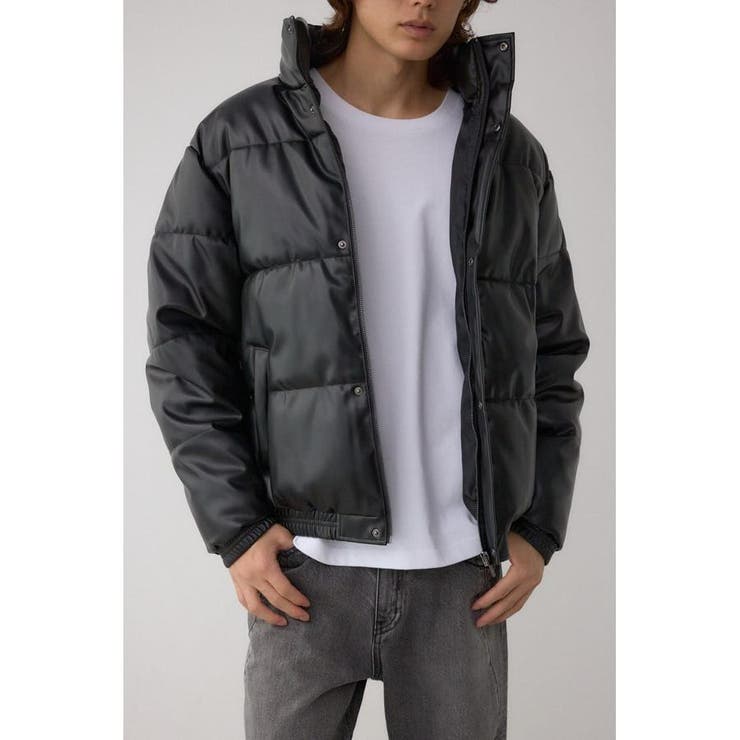 合皮中綿ブルゾン | AZUL BY MOUSSY | 詳細画像1 