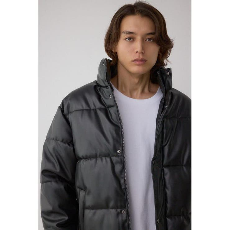 合皮中綿ブルゾン | AZUL BY MOUSSY | 詳細画像2 