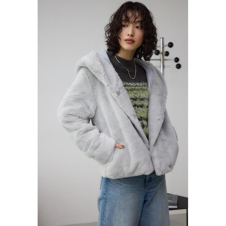 フラッフィーフェイクファーブルゾン | AZUL BY MOUSSY | 詳細画像31 