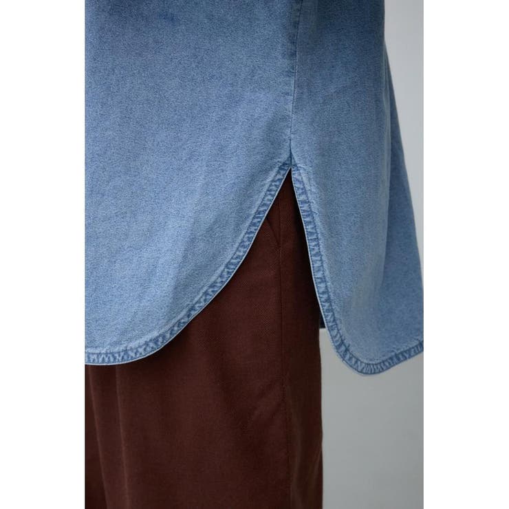 シャンブレーオーバーシャツ | AZUL BY MOUSSY | 詳細画像9