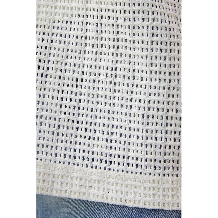 COTTON MESH HALF SLEEVE SHIRT | AZUL BY MOUSSY | 詳細画像10 