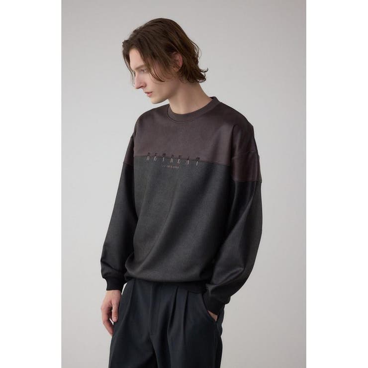 フェイクスエード切り替えトップス | AZUL BY MOUSSY | 詳細画像2 