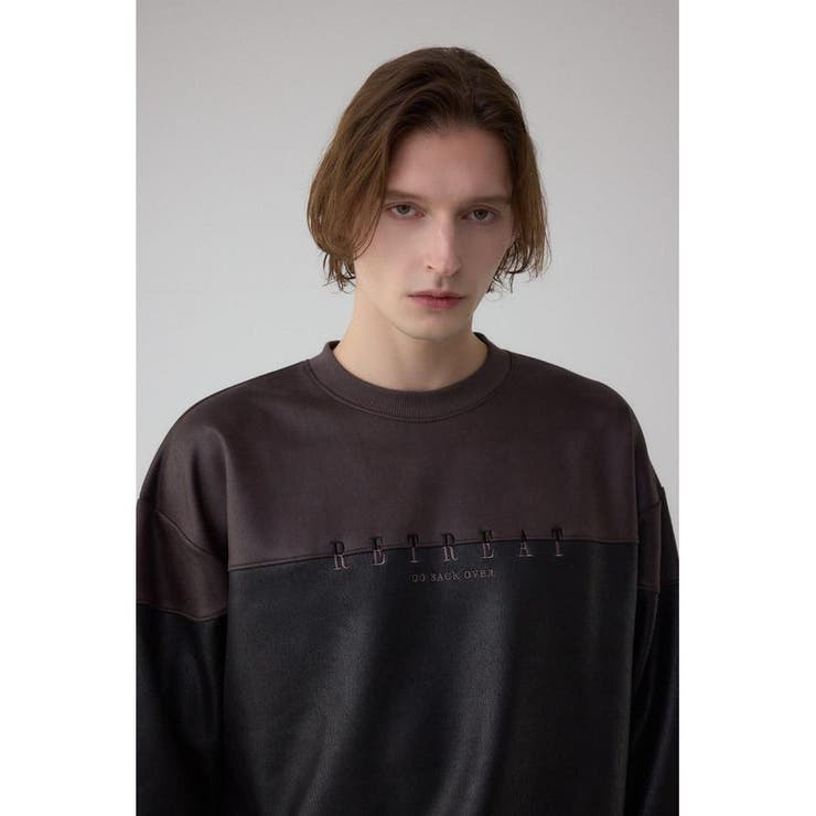 フェイクスエード切り替えトップス | AZUL BY MOUSSY | 詳細画像3 