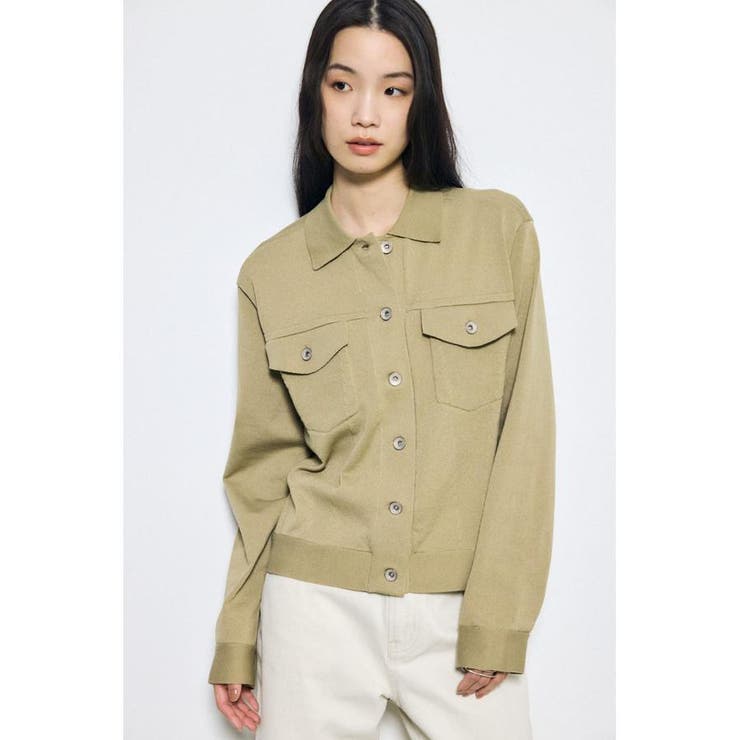 L/KHA1 | 3rdタイプニットジャケット | AZUL BY MOUSSY