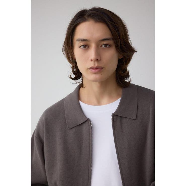 ジップアップ襟付きニットカーディガン | AZUL BY MOUSSY | 詳細画像27 