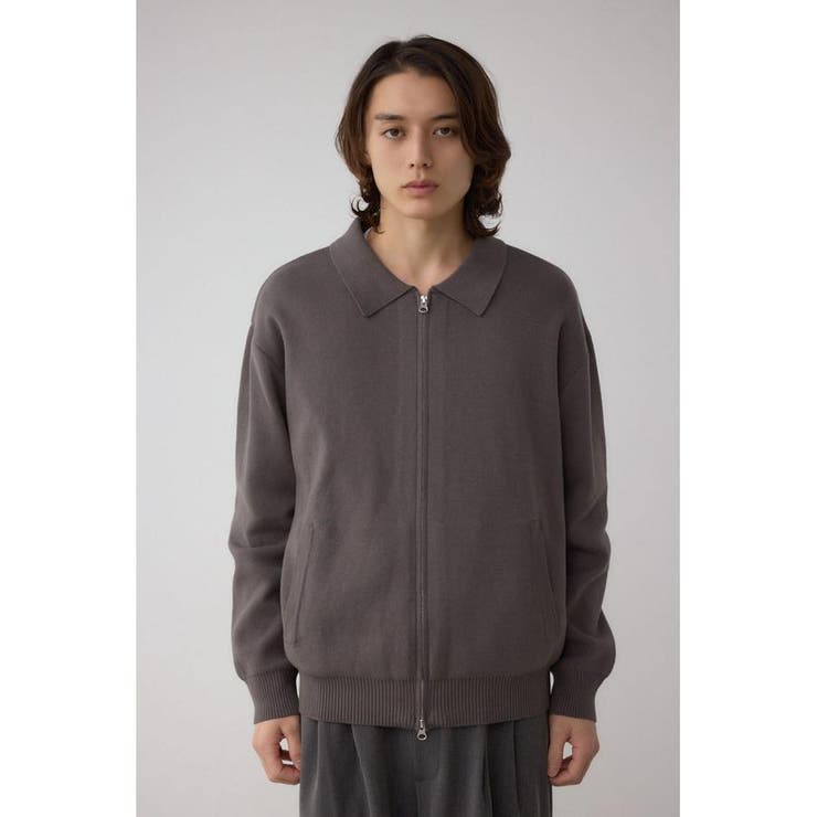 ジップアップ襟付きニットカーディガン | AZUL BY MOUSSY | 詳細画像30 