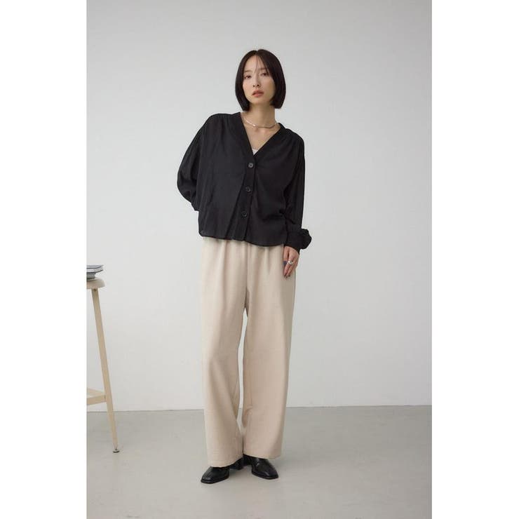 リブ付きシャツカーディガン | AZUL BY MOUSSY | 詳細画像4 