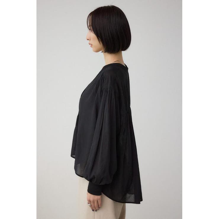 リブ付きシャツカーディガン | AZUL BY MOUSSY | 詳細画像6 