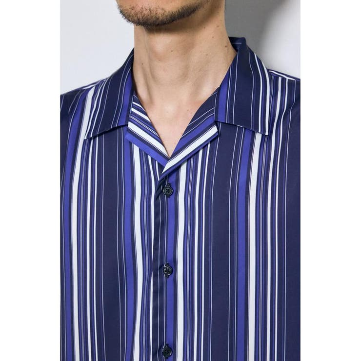 マルチストライプ半袖シャツ | AZUL BY MOUSSY | 詳細画像28 