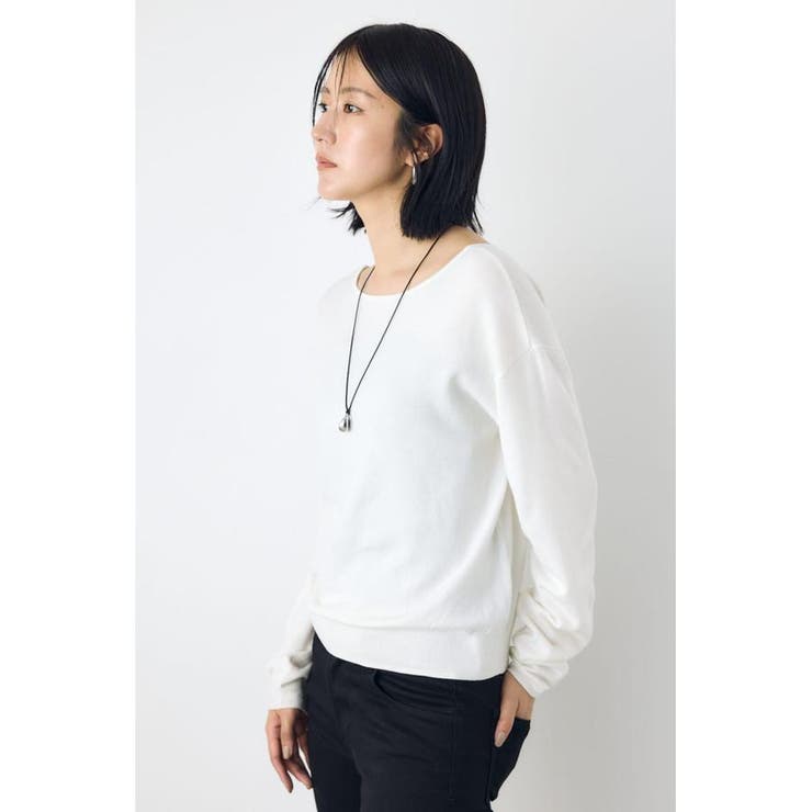 格上げ２WAYネックニット | AZUL BY MOUSSY | 詳細画像3 