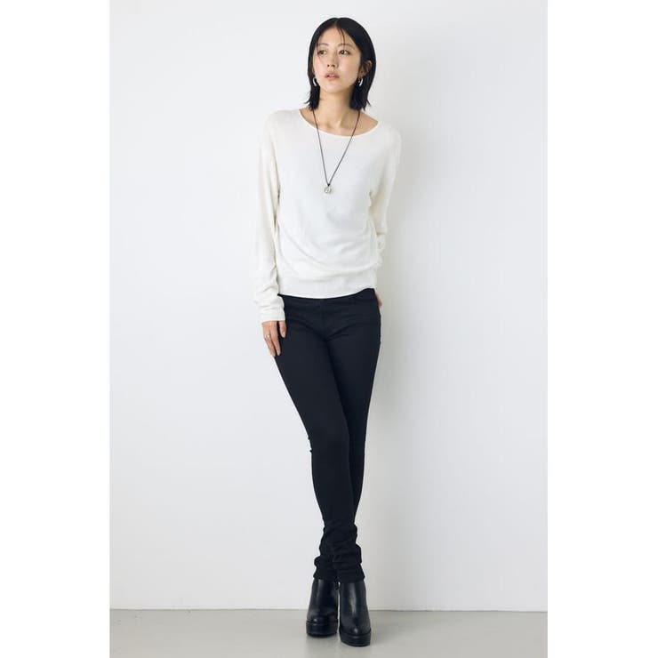 格上げ２WAYネックニット | AZUL BY MOUSSY | 詳細画像5 