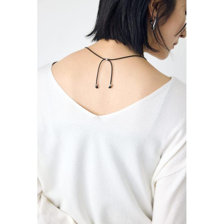 格上げ２WAYネックニット | AZUL BY MOUSSY | 詳細画像8 