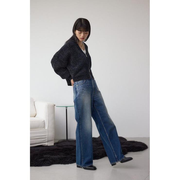 AZUL DENIM スタッズワイドデニム | AZUL BY MOUSSY | 詳細画像14 