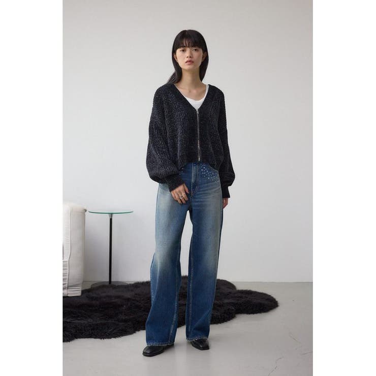 AZUL DENIM スタッズワイドデニム | AZUL BY MOUSSY | 詳細画像15 