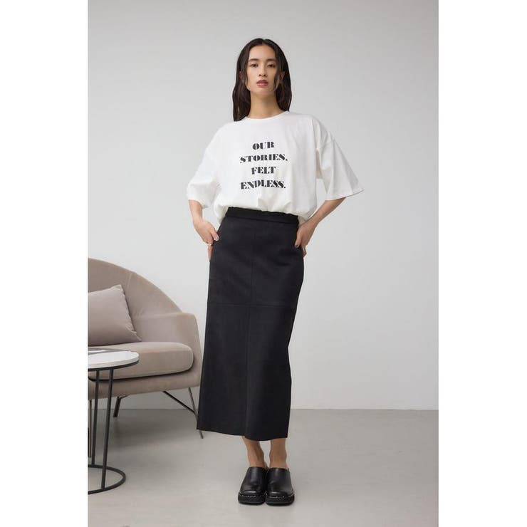 フェイクスエード/フェイクレザータイトスカート | AZUL BY MOUSSY | 詳細画像16 