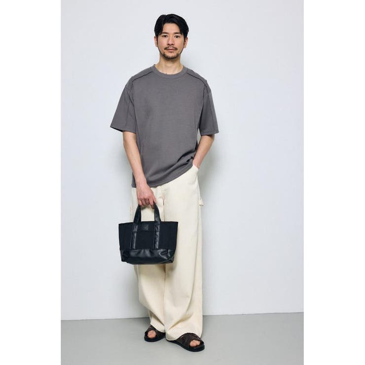 合皮切替ミニトートバッグ | AZUL BY MOUSSY | 詳細画像10 