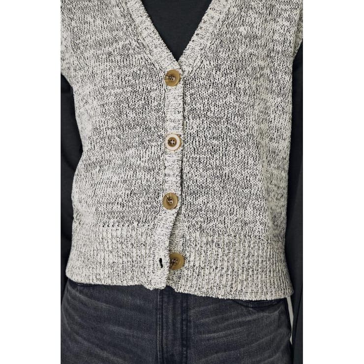 テープヤーンニットジレ | AZUL BY MOUSSY | 詳細画像17 