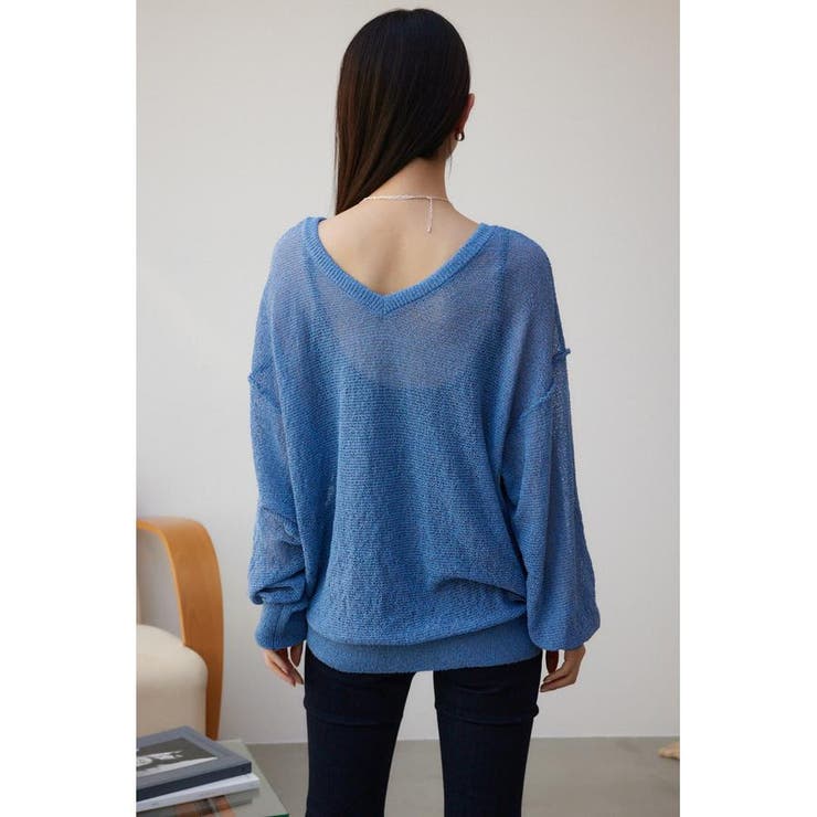 シアーグリッタールーズニット | AZUL BY MOUSSY | 詳細画像24 